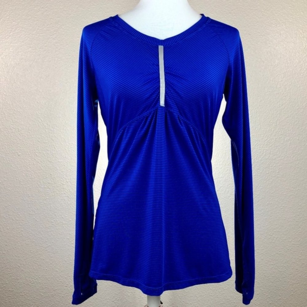 Athleta Royal Blue Long Sleeve I XS
